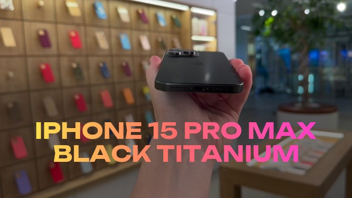 iPhone 15 Pro Max Black Titanium