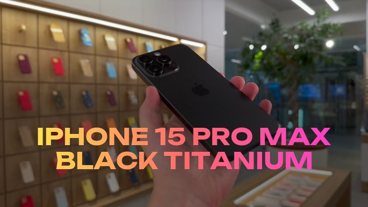 iPhone 15 Pro Max Black Titanium