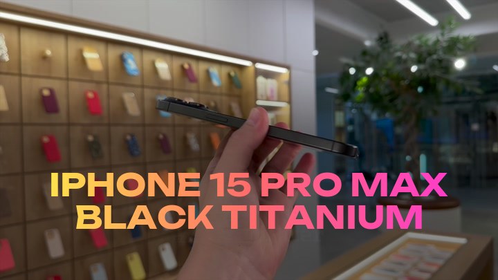 iPhone 15 Pro Max Black Titanium