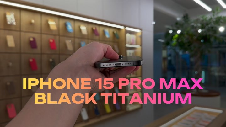 iPhone 15 Pro Max Black Titanium