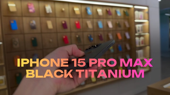 iPhone 15 Pro Max Black Titanium