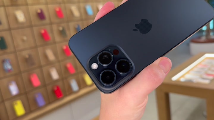 iPhone 15 Pro Max Blue Titanium