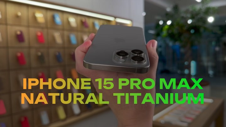 iPhone 15 Pro Max Natural Titanium