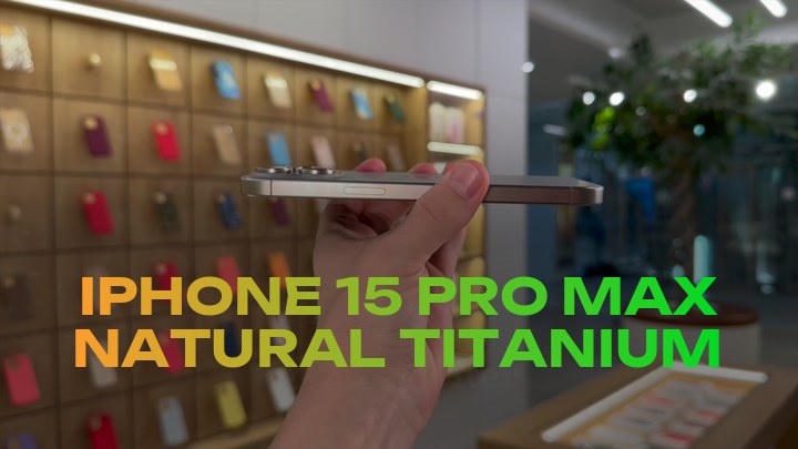 iPhone 15 Pro Max Natural Titanium