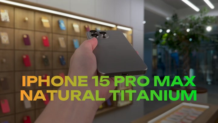 iPhone 15 Pro Max Natural Titanium