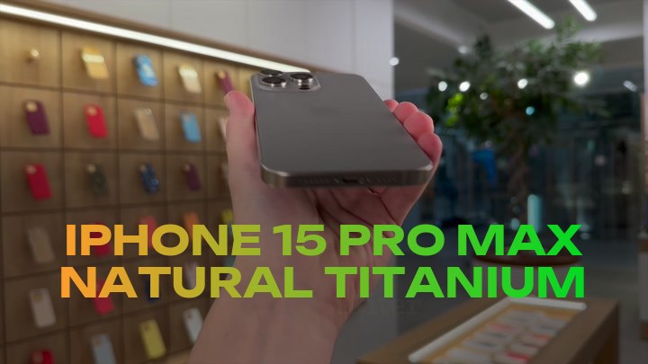 iPhone 15 Pro Max Natural Titanium