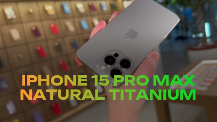 iPhone 15 Pro Max Natural Titanium