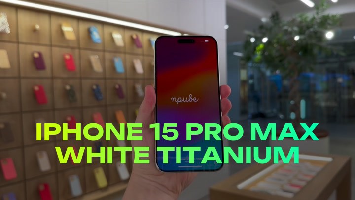 iPhone 15 Pro Max White Titanium