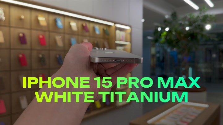 iPhone 15 Pro Max White Titanium