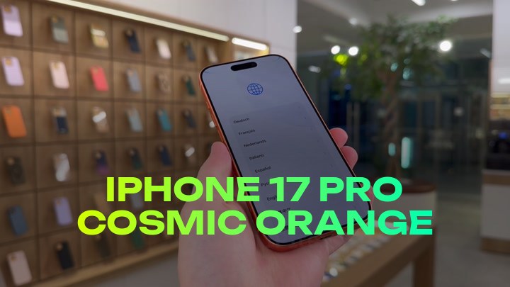 iPhone 17 Pro Cosmic Orange