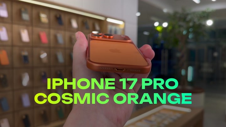 iPhone 17 Pro Cosmic Orange