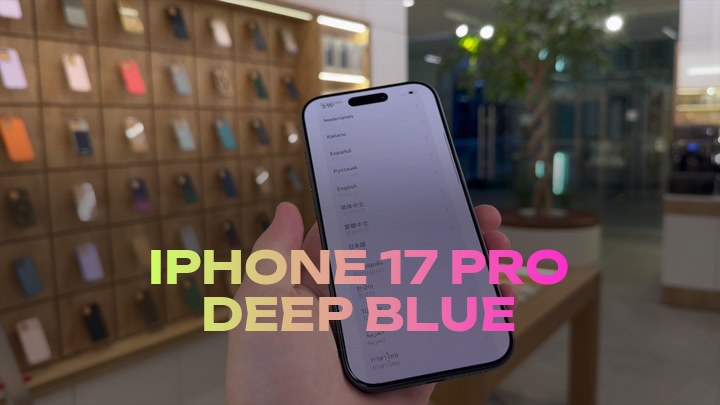 iPhone 17 Pro Deep Blue