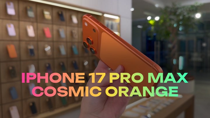 iPhone 17 Pro Max Cosmic Orange