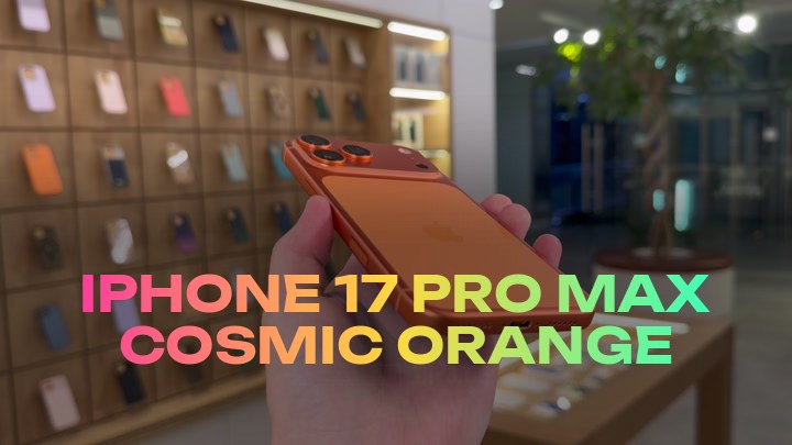iPhone 17 Pro Max Cosmic Orange