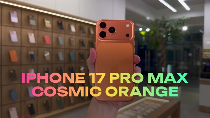 iPhone 17 Pro Max Cosmic Orange
