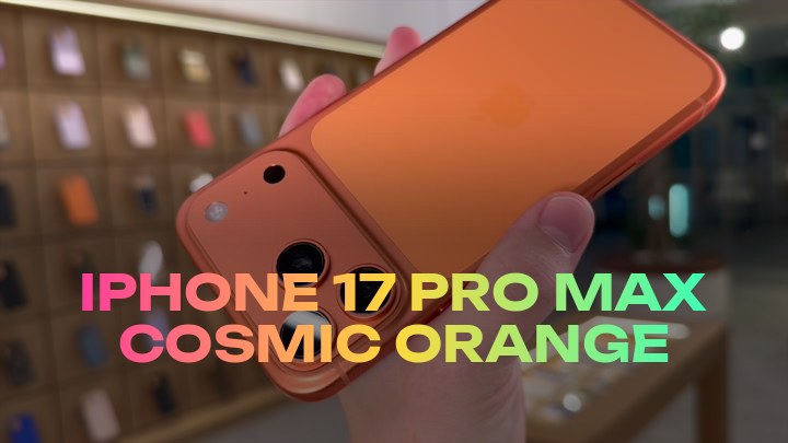 iPhone 17 Pro Max Cosmic Orange