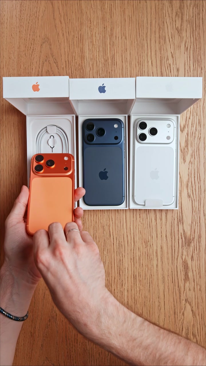 Цвета iPhone 17 Pro Max